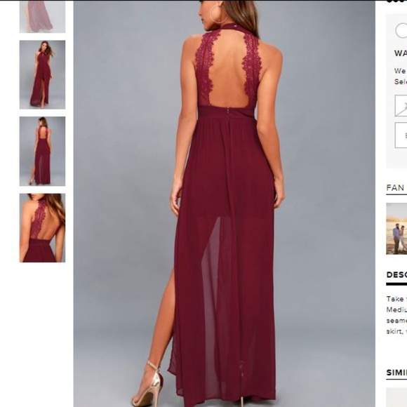 my beloved burgundy lace maxi dress